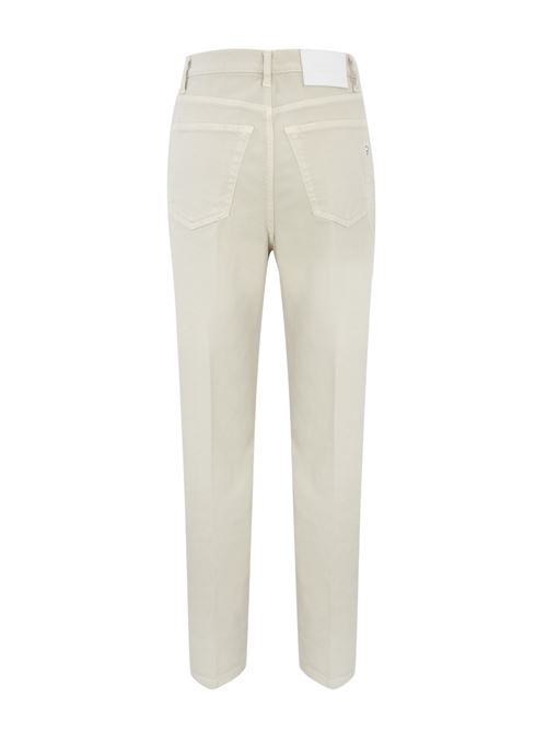 Pantalone Bessie loose in bull di cotone e lyocell DONDUP | DP784 CS0179Y IB6005